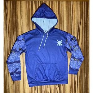 One Piece Gum Gun Fruit Luffy Hoodie Size Medium